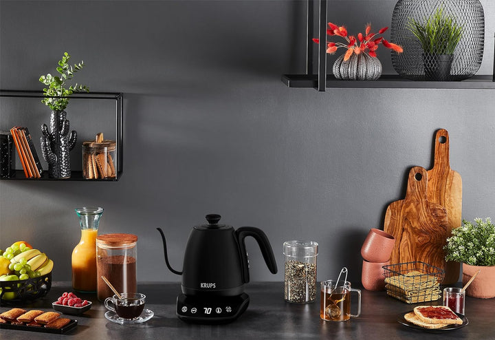 Krups BW9238 Café Control Gooseneck Wasserkocher | Schwanenhals-Auslauf | 1 l Fassungsvermögen | dig