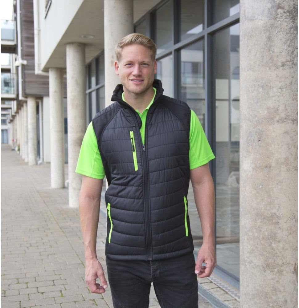 Result Gilet Softshell Rembourré Black Compass