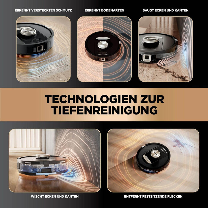 Shark PowerDetect 2-in-1 Saug- und Wischroboter, NeverTouch Pro 60 Tage selbstentleerend, selbstnach