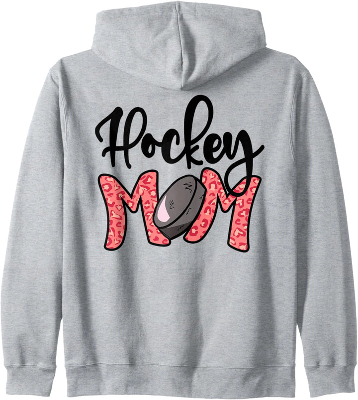 Hockey Mom Leopard Ice Hockey Mama, Mothers Day Hockey Mom Kapuzenjacke