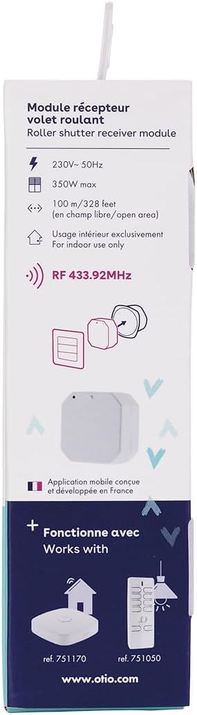 Mikroempfänger 751040 Einbau für Rollläden und Jalousien