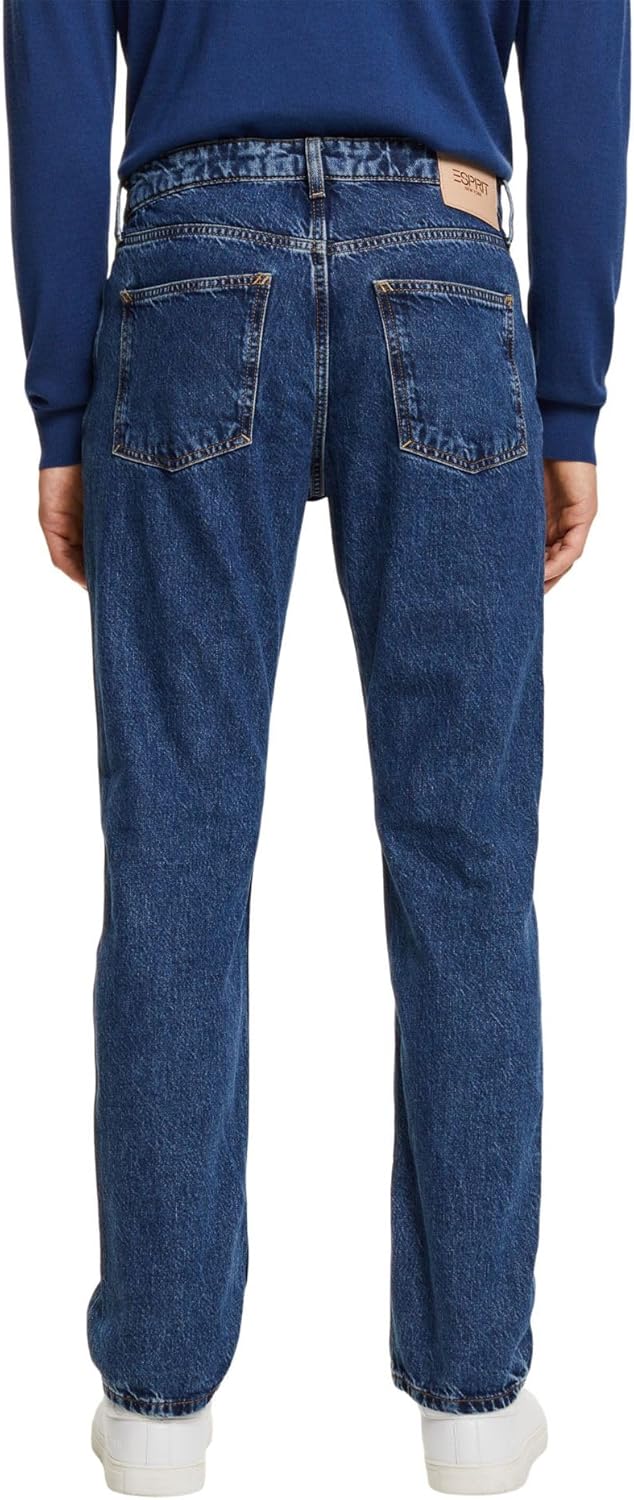 ESPRIT Jeans mit geradem Bein und mittlerer Bundhöhe 32W / 30L Blue Medium Washed, 32W / 30L Blue Me