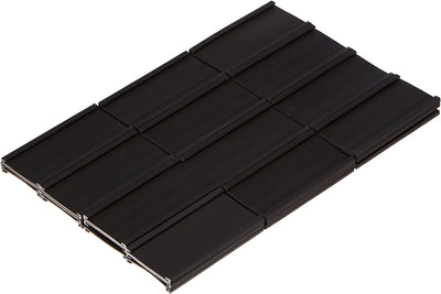 Legamaster 7-450600 Magnetische Etikettenträger für Whiteboards, 36 Stück, 30 x 60 mm, schwarz, 30 x