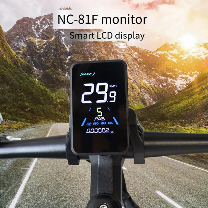 LCD-Bildschirme für Elektrofahrräder, NC-81F, wasserdicht, Armaturenbrett, Computer, E-Bike-Panel, A