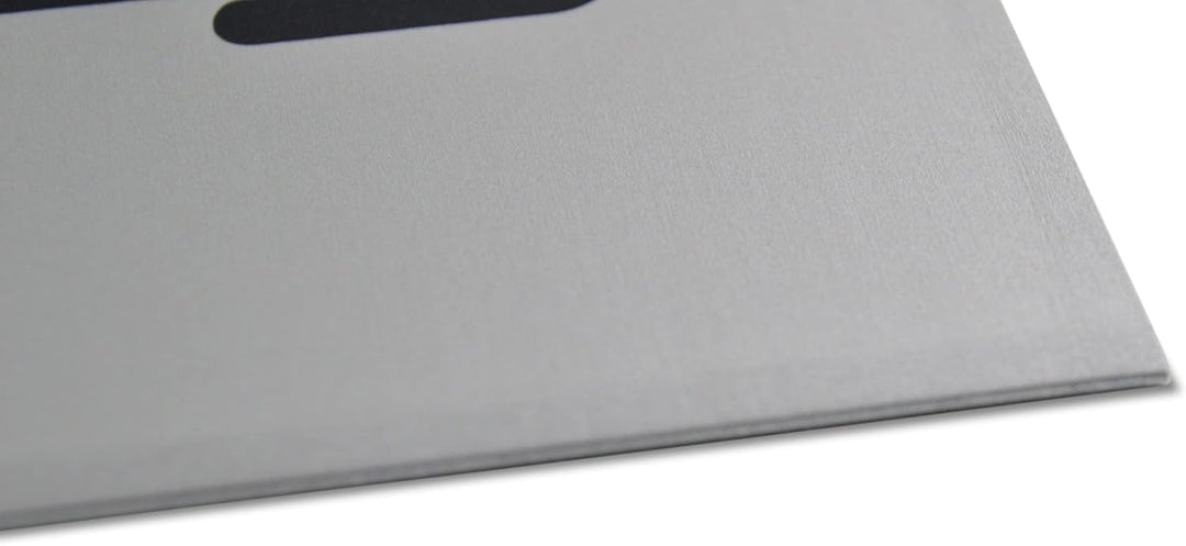SynMe 5"BÜRO Schilder aus eloxiertem Aluminium - Grosse 16 x 6 cm - Mit starker Klebefläche der Qual