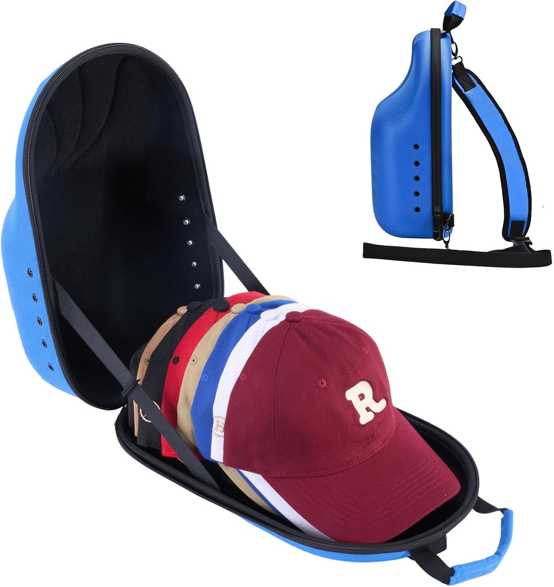 ProCase Baseball Cap Organizer, Hut Reise Case Hat Carrier Aufbewahrungstasche für 6-7 Caps, Huthalt