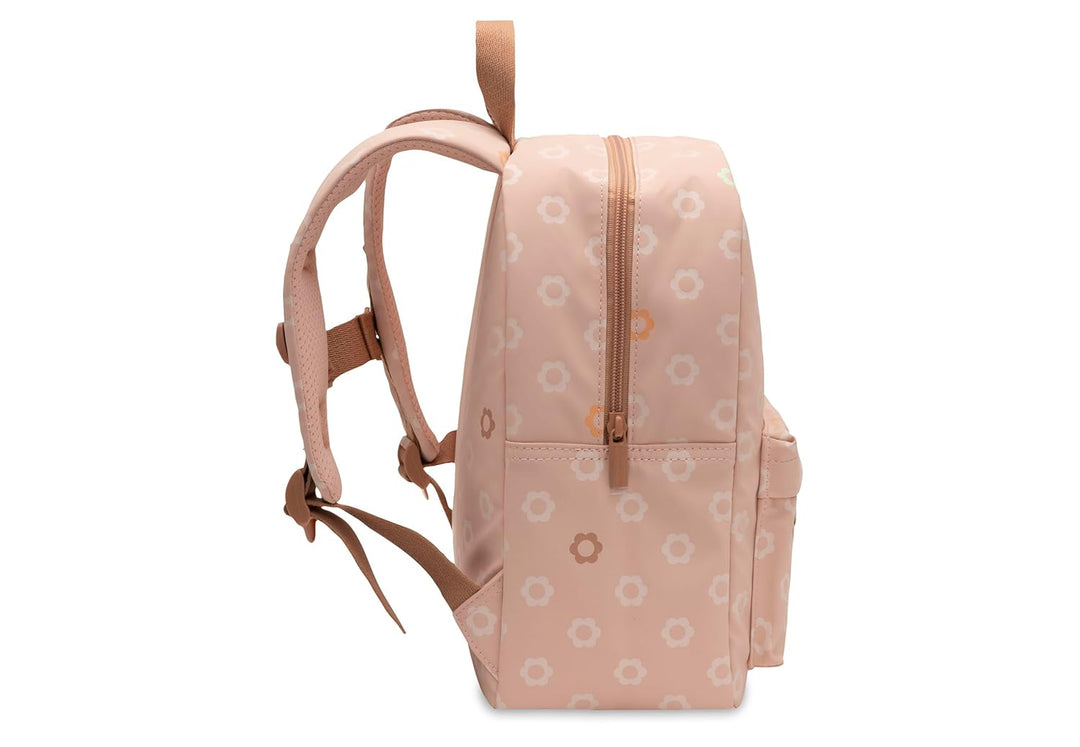 Jollein Kinderrucksack Blume – Flower – Rucksack Kinder – Wasserabweisend & Leicht – Rucksack Kinder