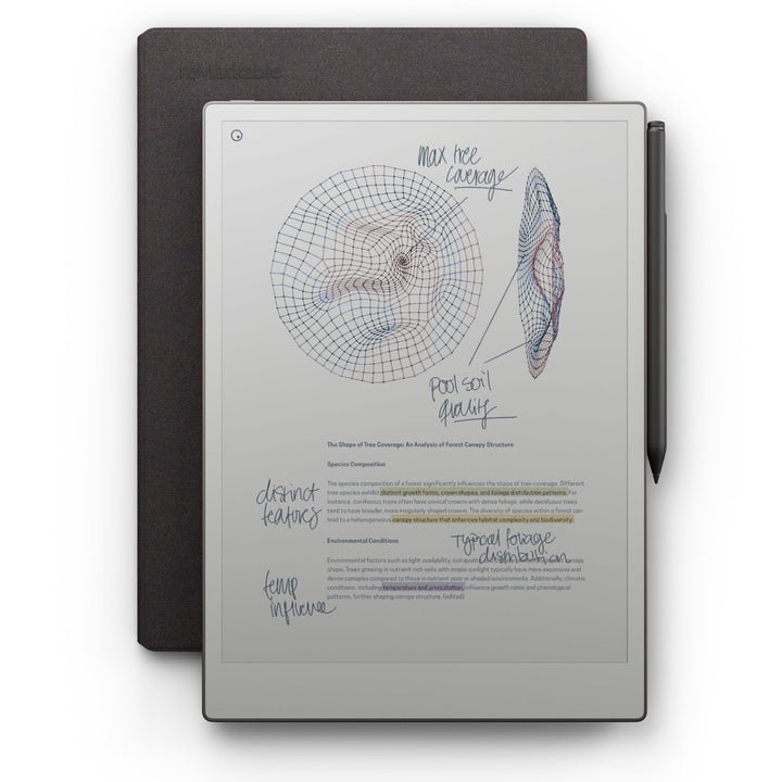 reMarkable Papier Pro Bundle – Folio Case aus Mosaic Weave | 11,8 Zoll Farbdisplay und Leselicht | m