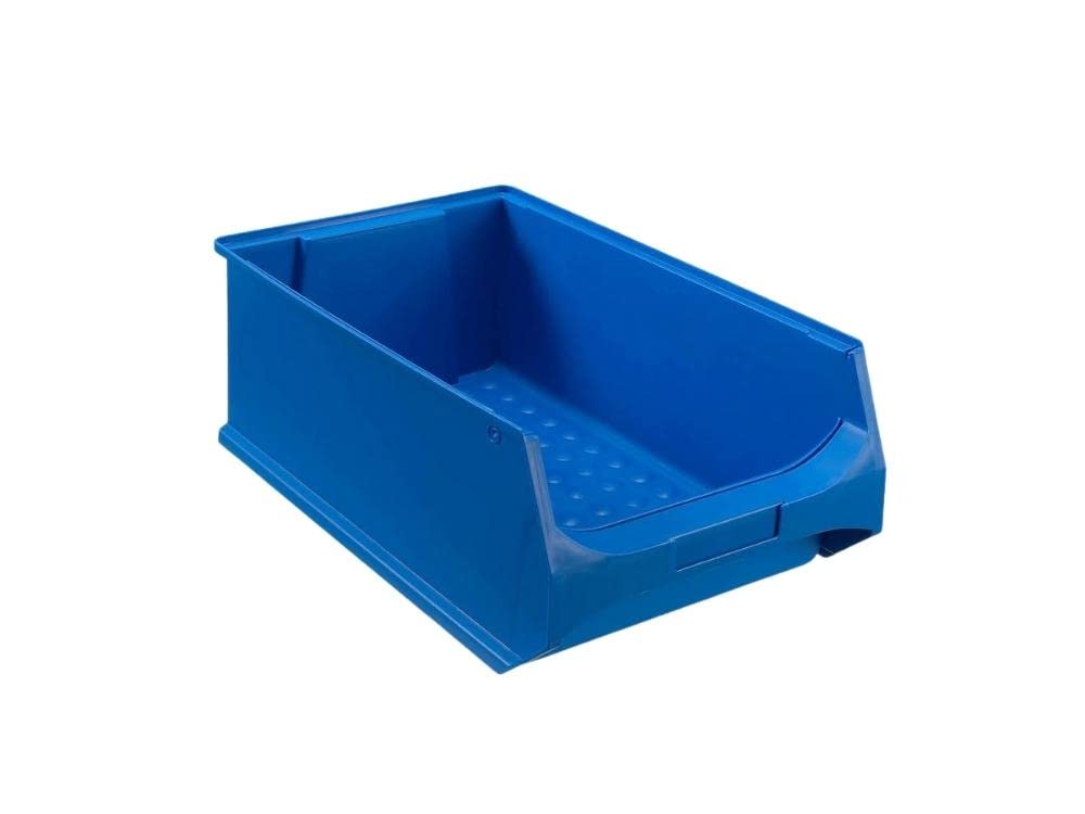 Blaue Sichtlagerbox 5.0 | HxBxT 20x30x50cm | 21,8 Liter | Sichtlagerbehälter, Sichtlagerkasten, Sich