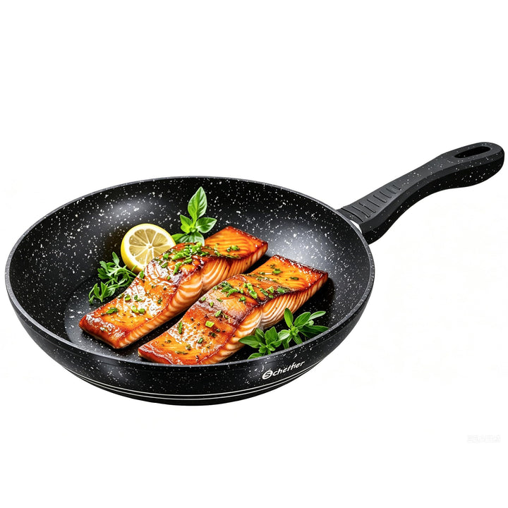 Scheffler Bratpfanne 28 cm, Induktion, Antihaft-Beschichtung, für alle Herdarten (28 cm) 28cm, 28cm