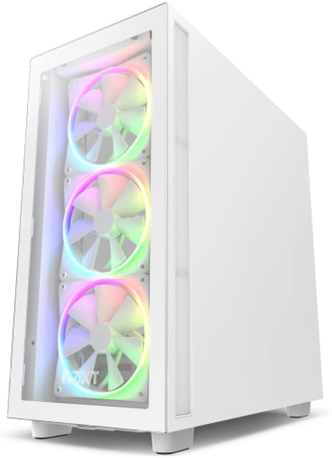 Nzxt F140 RGB Fans - RF-R14DF-W1 - Erweiterte Anpassung der RGB-Beleuchtung – Flüsterleise Kühlung –