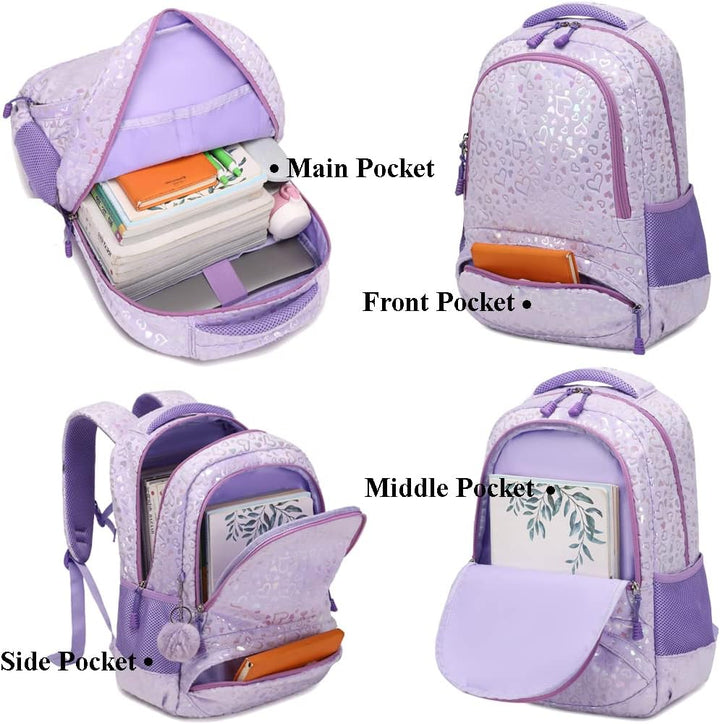 Kimwadalh Schulrucksack Mädchen Plüsch Rucksack Lieblich Kinderrucksack Schulranzen für Mädchen Leic