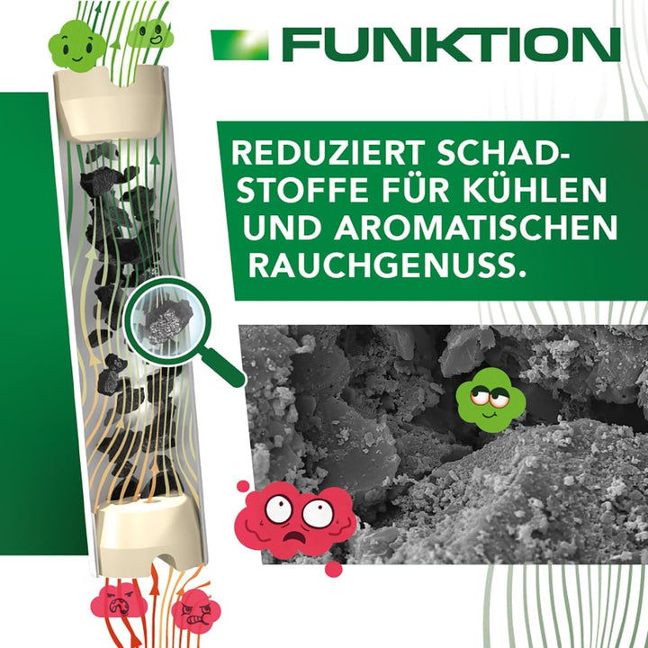 PURIZE® XTRA Slim Size Aktivkohlefilter SET (250er Spezial Set) (gelb), Gelb