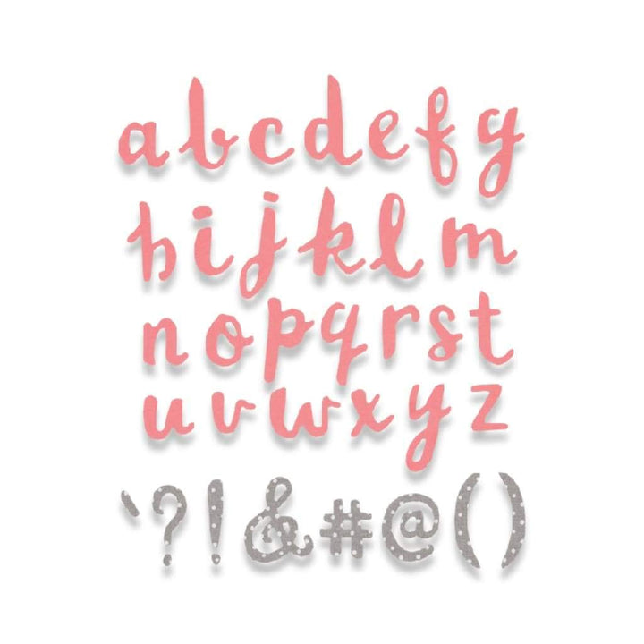 Sizzix 662967 Alphabet Stanzschablone, Mehrfarbig, Eine Grösse