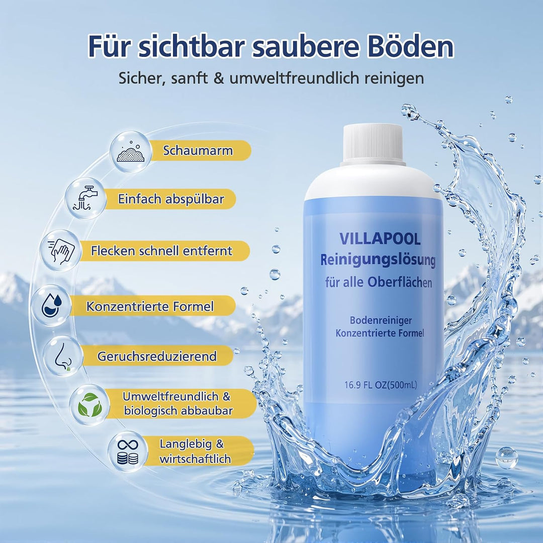 Konzentriertes Bodenreiniger Ersatz für Philips OneUp Wischmopp, 500ml Bodenreiniger für alle Hartbö