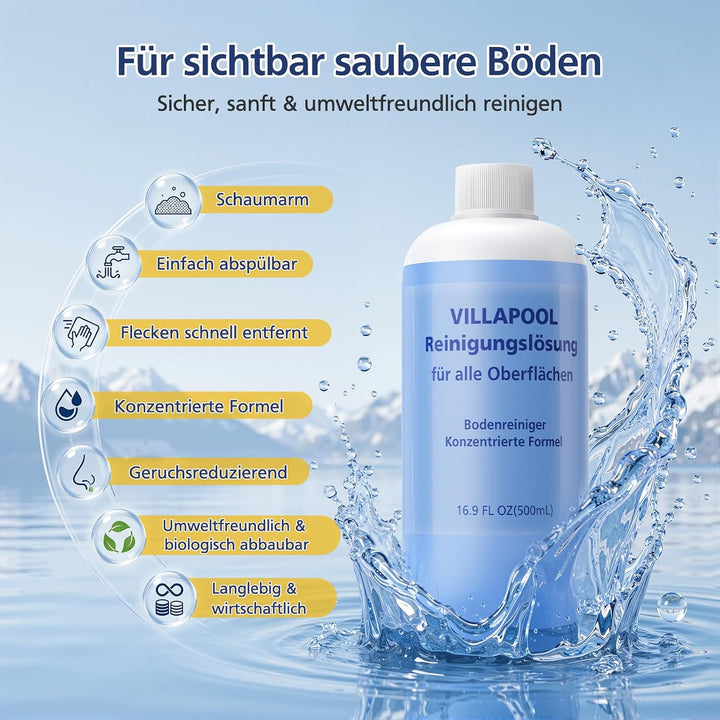 Konzentriertes Bodenreiniger Ersatz für Philips OneUp Wischmopp, 500ml Bodenreiniger für alle Hartbö