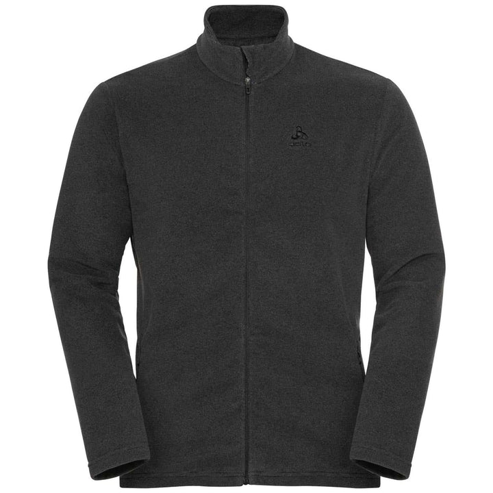 Odlo Herren Roy Jacke Fleecejacke Fleecepullover S Shale Grey - Black Stripes, S Shale Grey - Black