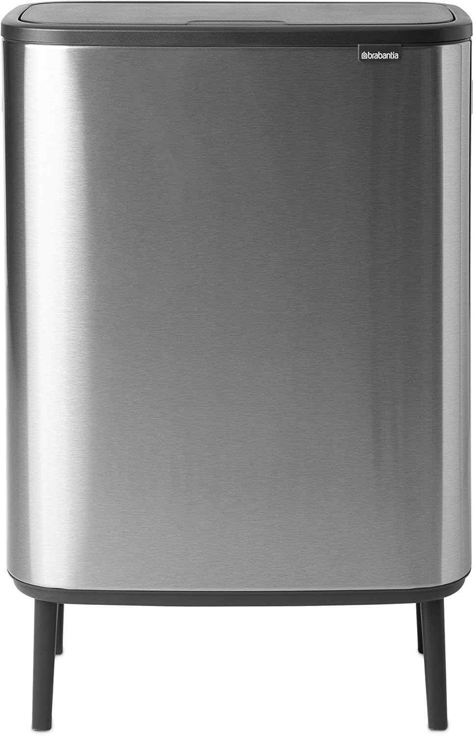 Brabantia Bo Touch Bin Hi, Matt Steel, Fingerprint Proof, 60L 1 Inneneimer (60L) Matt Steel Fingerpr