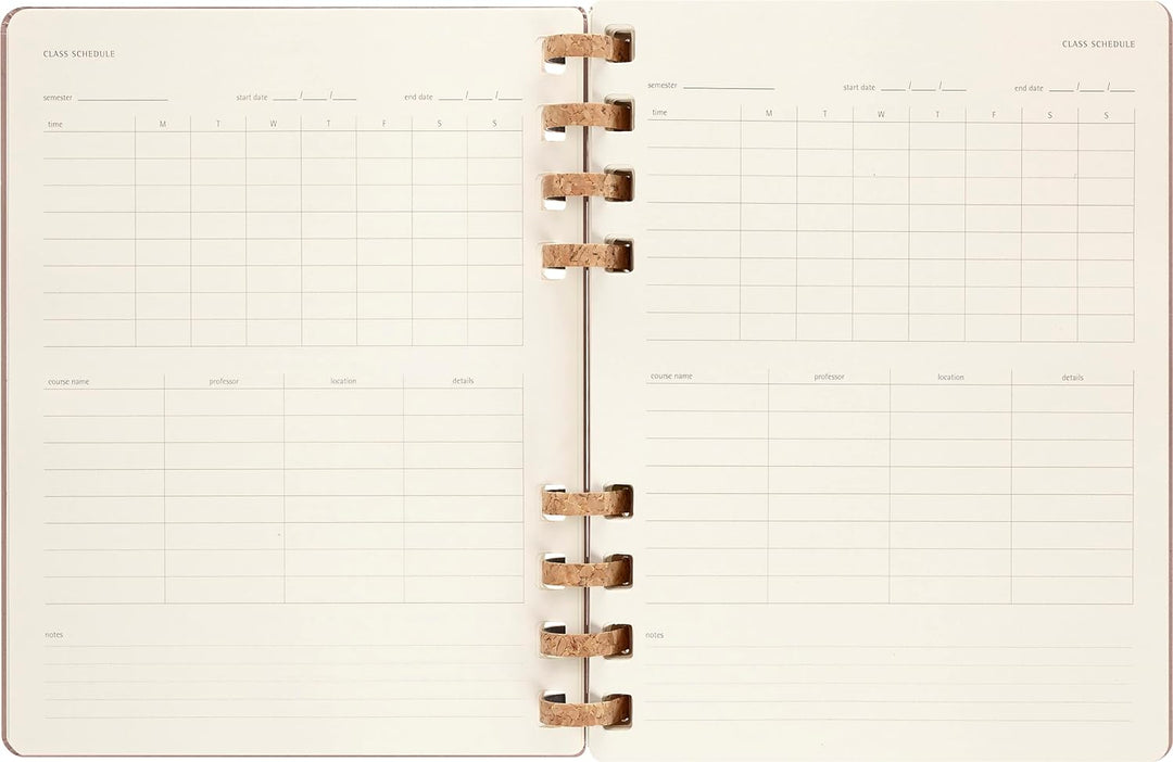Moleskine Akademischer Monatsplaner 2023 -2024, 12-Monats-Wochen-und Monatsplanner, Universitätskale
