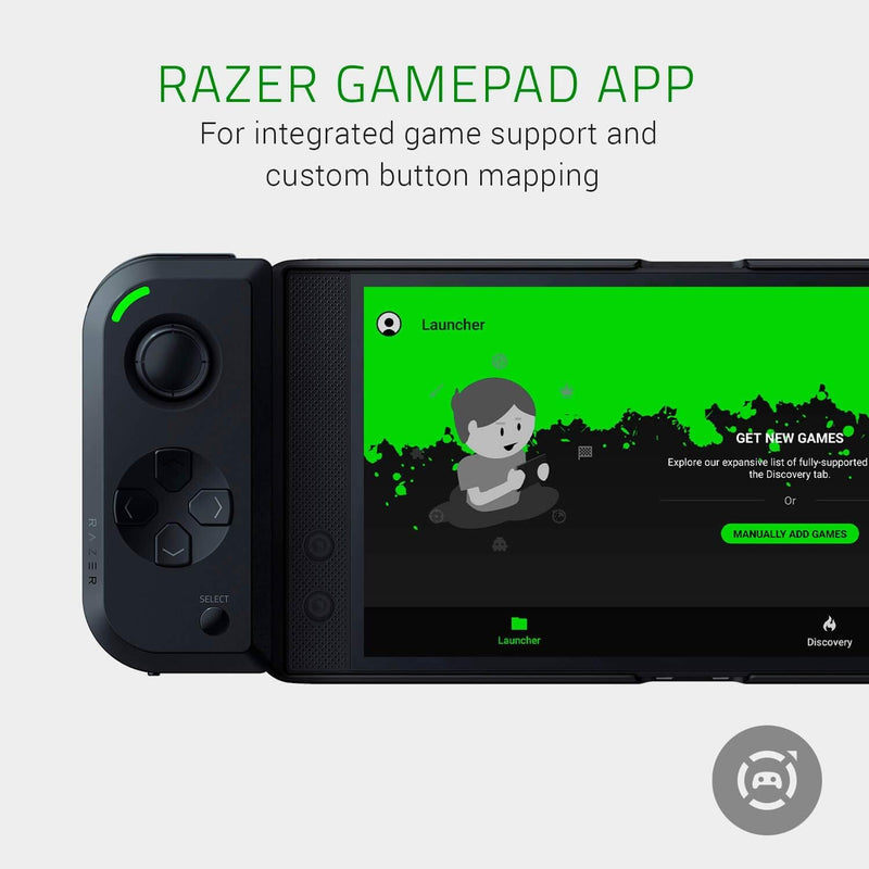 Razer Junglecat - Mobiler doppelseitiger Gaming-Controller für Android (Modulares Design, Mobile Gam