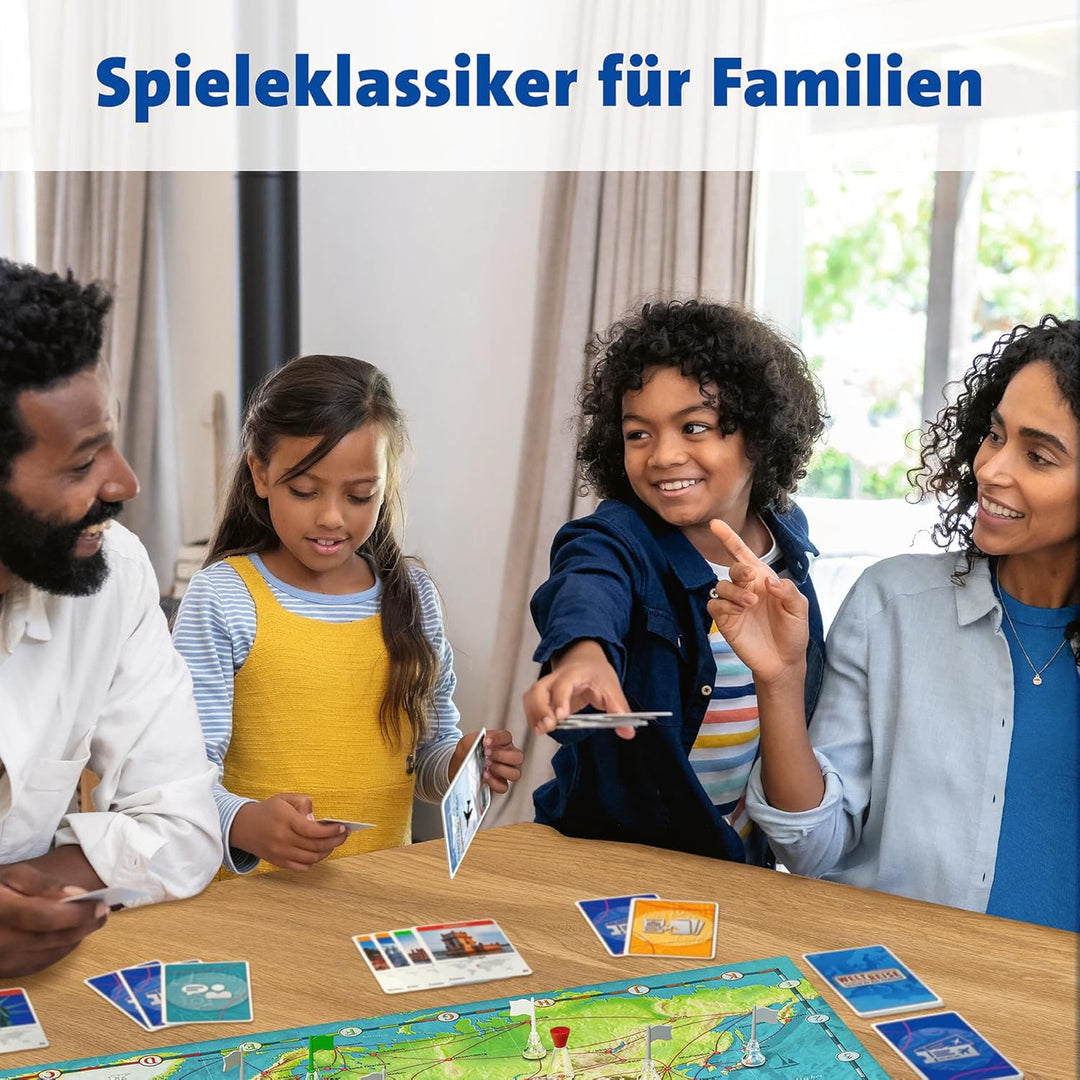 Ravensburger Familienspiel 26888 - Weltreise - Familienklassiker ab 8 Jahren - Gesellschaftsspiel, R