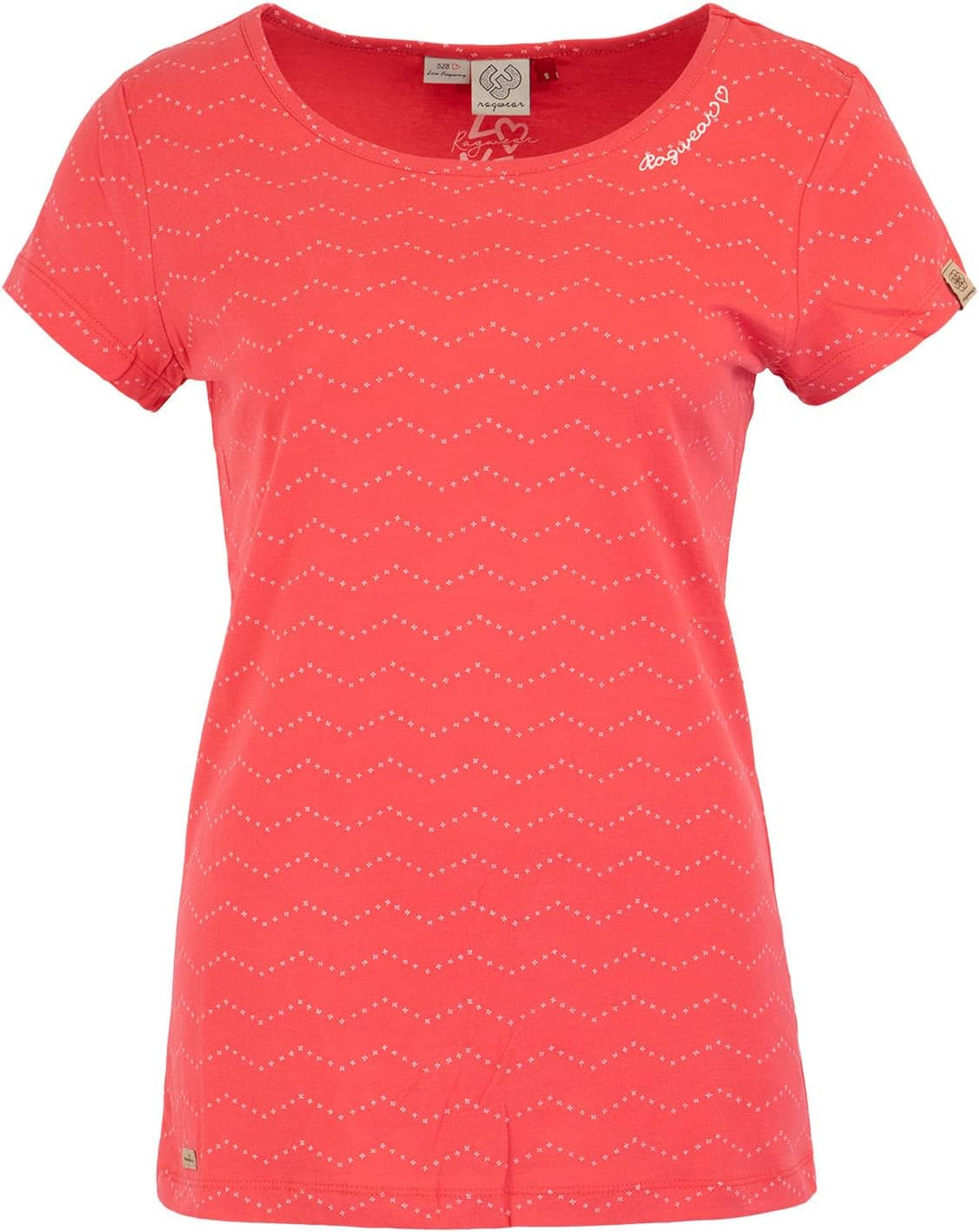 Ragwear Mint Zig Zag Top Damen XS Rot, XS Rot