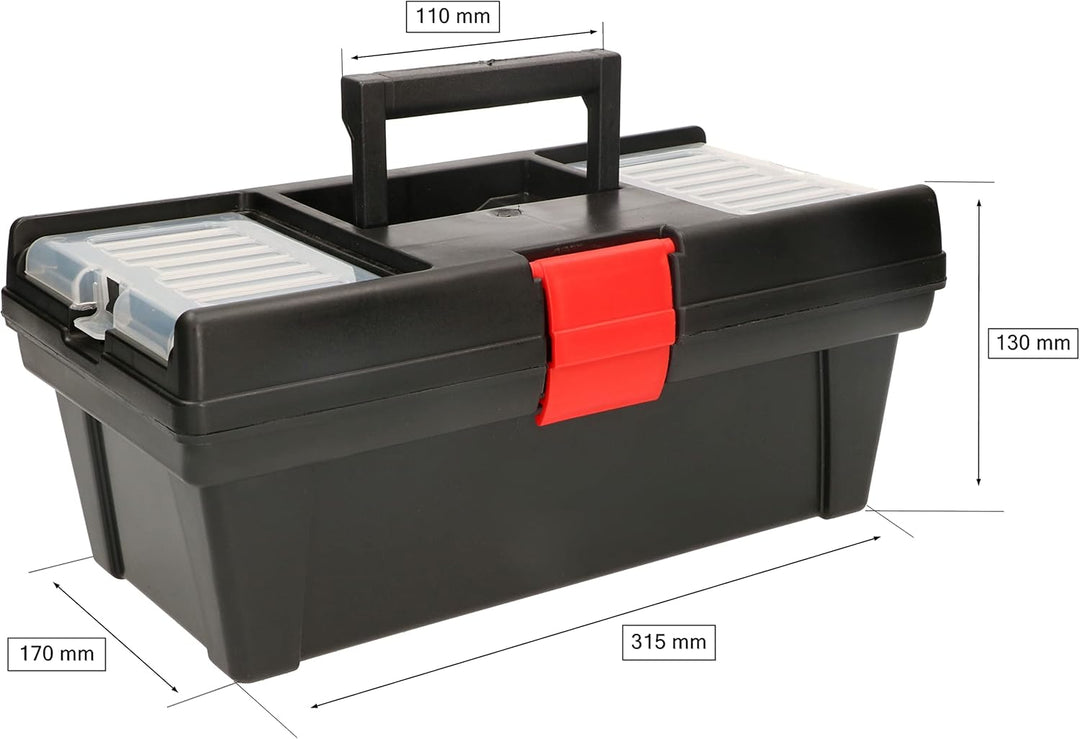 KOTARBAU® Werkzeugkoffer Koffer 12" 30 cm Werkzeugkasten Organizer Schrauben Koffer 30 cm, Koffer 30