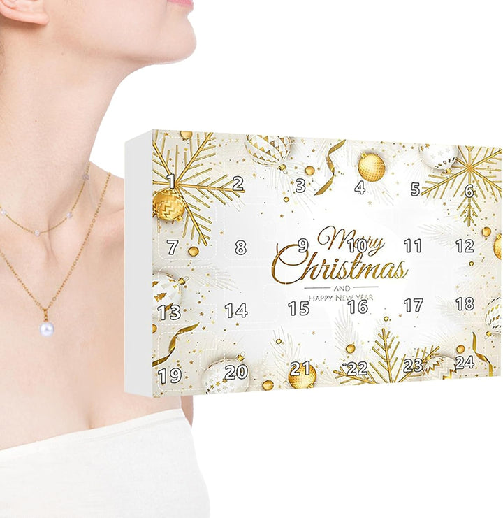 Weihnachts-Countdown-Kalender – 24 Tage Überraschungsschmuck, charmantes