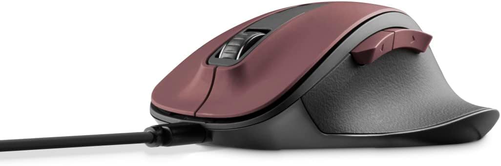 Hama ergonomische Maus (Funkmaus, 6 Tasten, 2,4GHz, BlueWave, 800/1200/1600dpi, optische Maus kabell