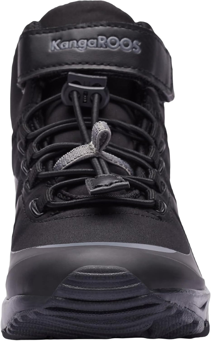 KangaROOS Unisex Kinder Kx-Hydro Sneaker 27 EU Jet Black Steel Grey, 27 EU Jet Black Steel Grey