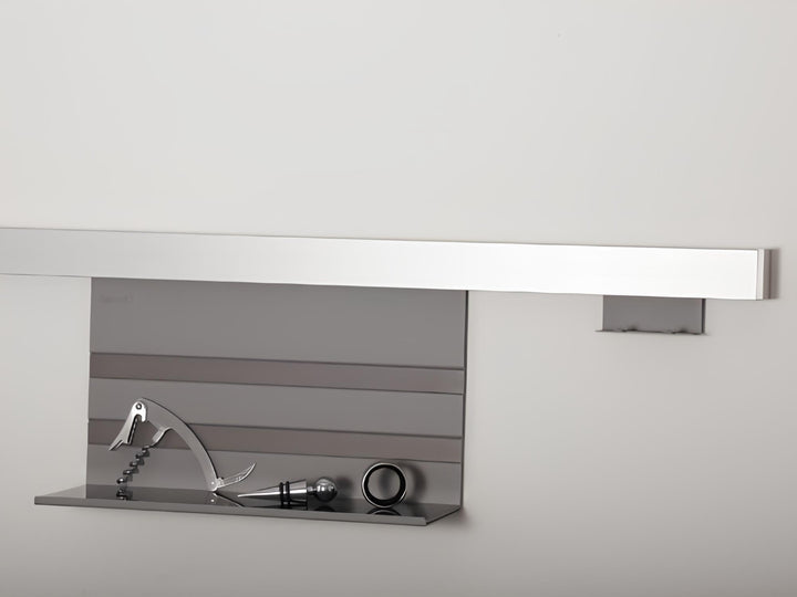 Linero MosaiQ Starterset Profilleiste 1200 mm + Universalablage + 2er Hakenleiste Titangrau exklusiv