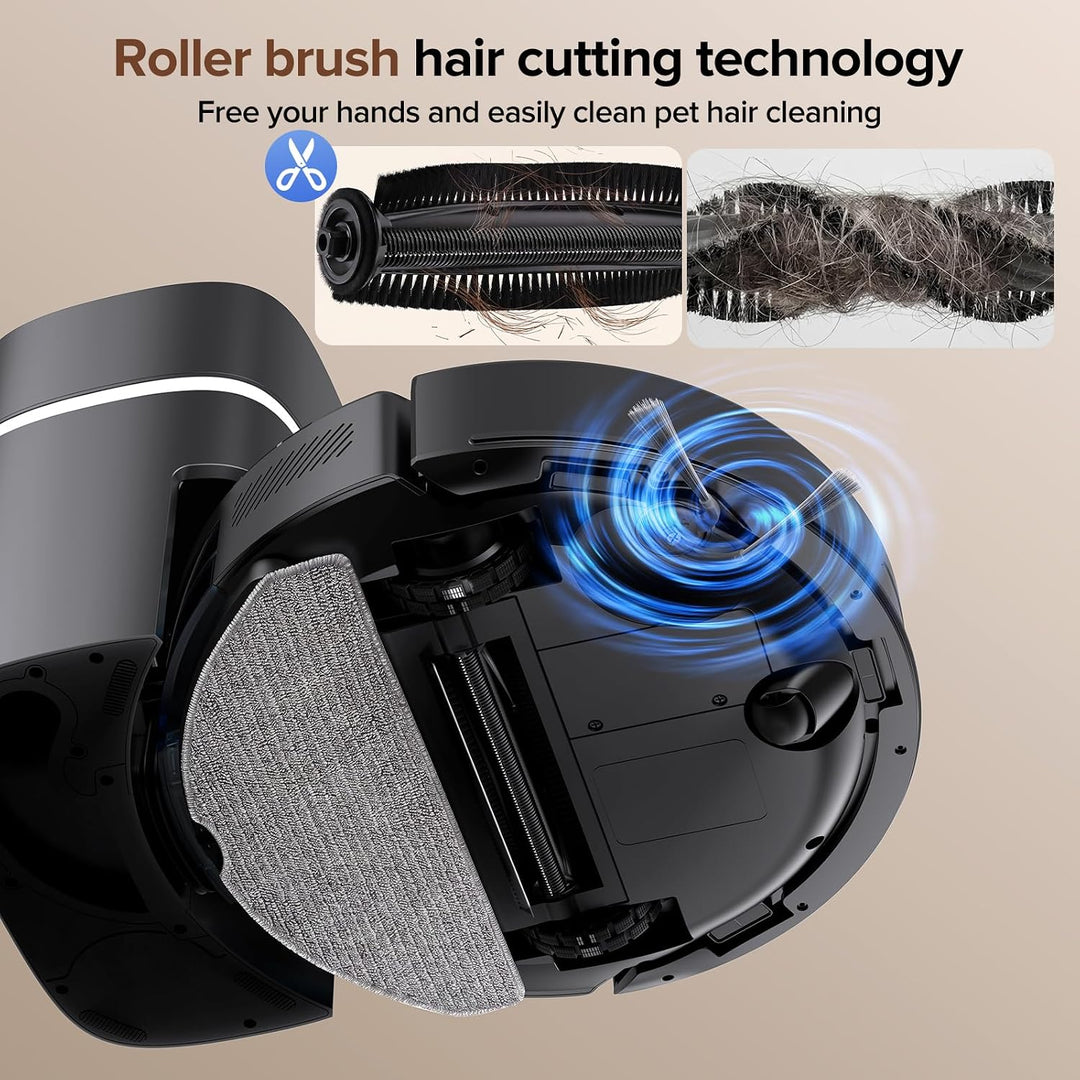 Lubluelu L50MAX Robot Vacuum and Mop Combo, 29700 RPM Brushless Motor for Powerful Deep Cleaning, An