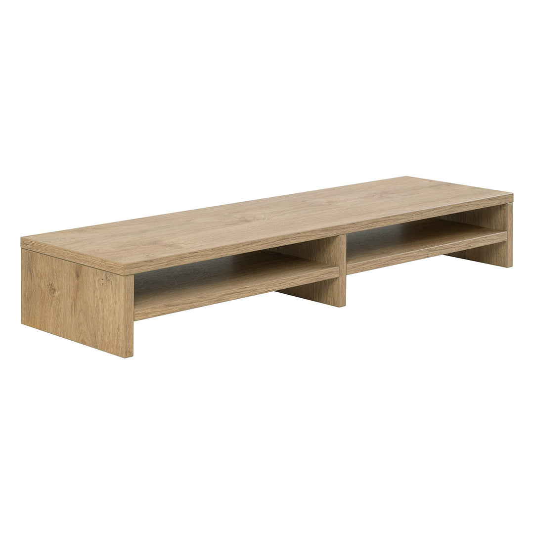 boho office® ergonomischer Monitoraufsatz, Bildschirmerhöhung, Monitorständer, Tischaufsatz mit viel