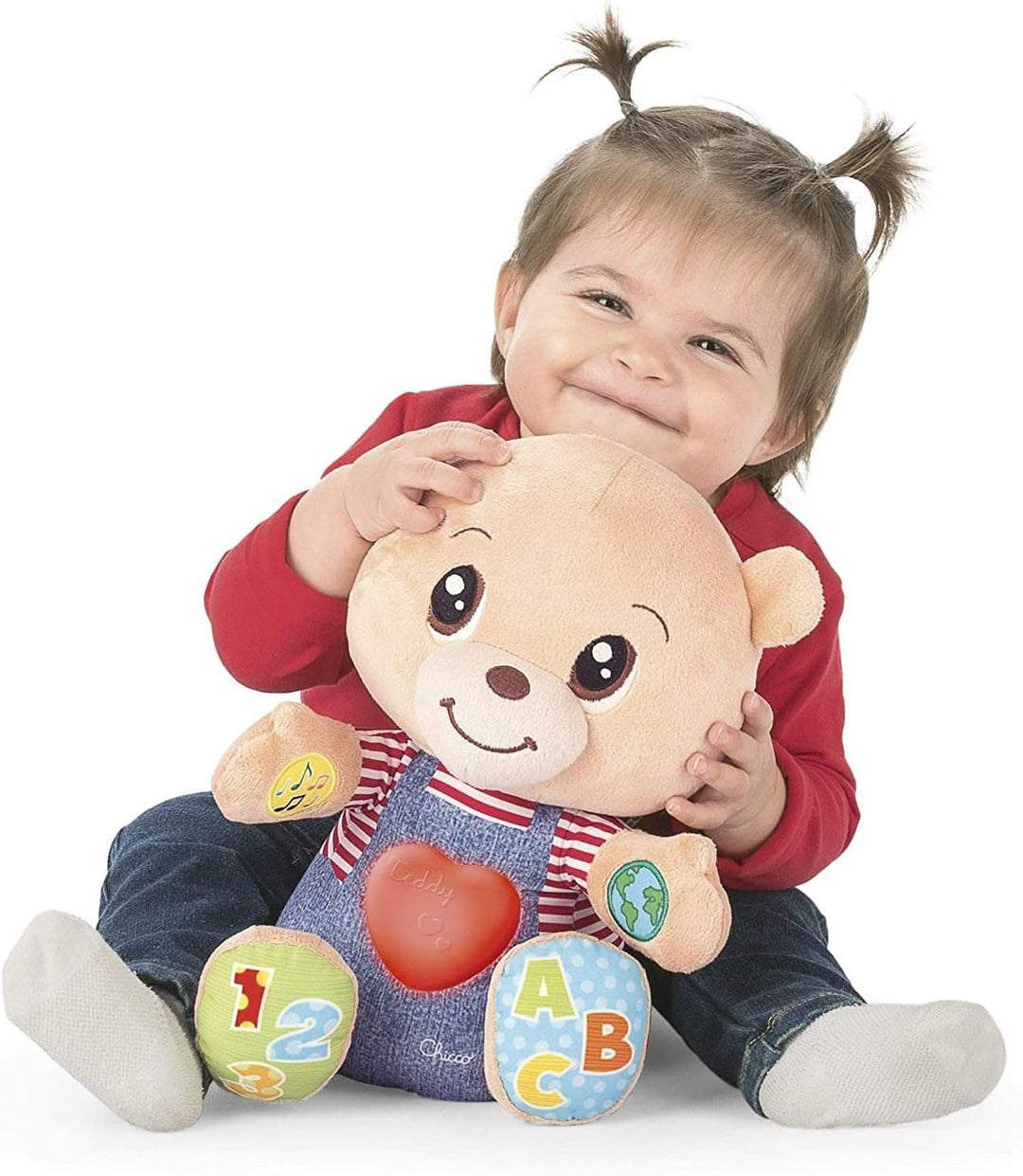 Chicco 00007947000000 Spiel ABC Teddy Bär Emotionen, Mehrfarbig