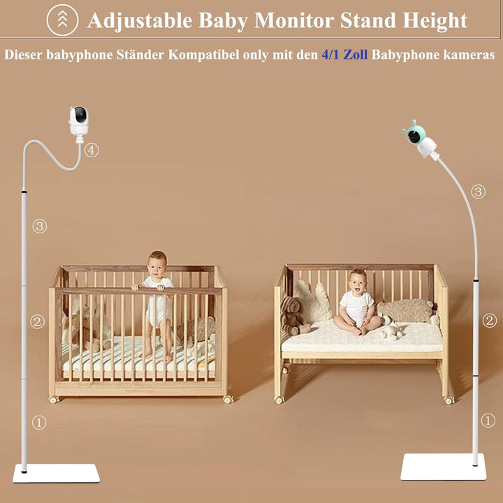 EYSAFT Babyphone Halterung Bodenständer für Philips Avent Babyphone SCD843/26, SCD833/26, SCD630/26,