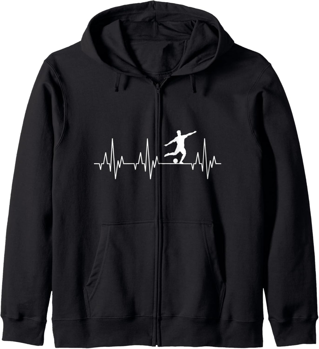 Fussball Spieler Fussballspieler Fussballer Sport Herzschlag Kapuzenjacke