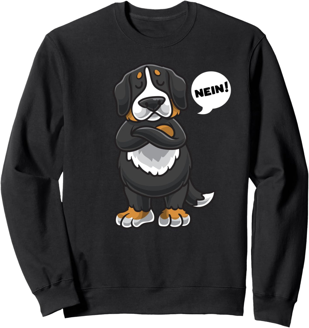 Sturer Berner Sennenhund Hund lustig Hundefan Sweatshirt