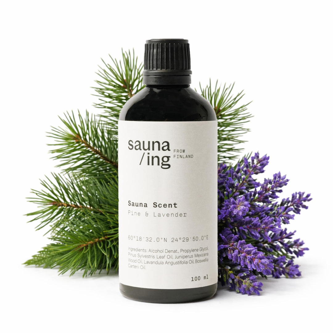 Saunaaufguss Kiefer & Lavendel 100 ml – BIO & Vegan Sauna Aufgussmittel – Natürlicher Sauna Duft mit