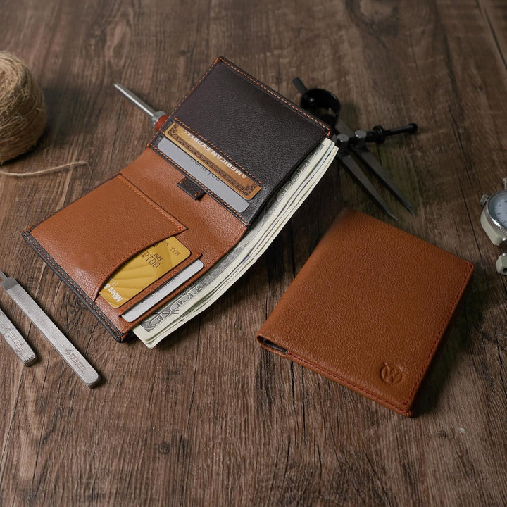 Will Fire® Classic Slim | Geldbörse Herren | Slim Wallet | Airtag Wallet | für bis zu 10 Karten | Ge