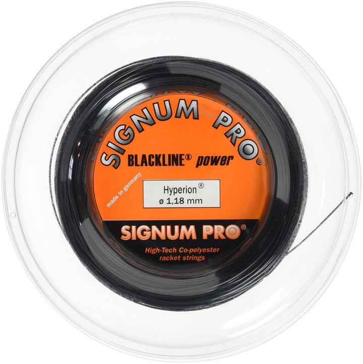 Signum Saitenrolle Plasma HEXtreme 100 m x 1,24 mm Schwarz, 100 m x 1,24 mm Schwarz