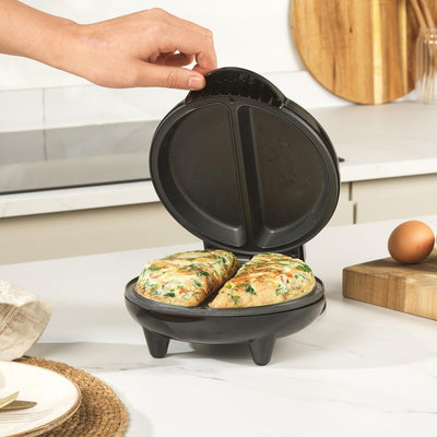 Salter Dual-Omelettmaker – Antihaftbeschichtete tiefe Platten, Doppel-Eierkocher, Macht 2 Omeletten,