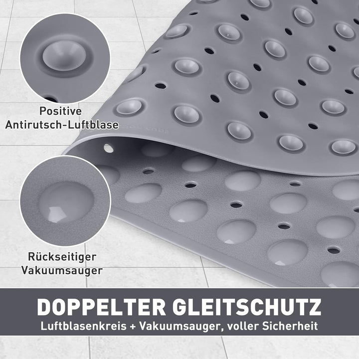 Duschmatte rutschfest Antirutschmatte Dusche 70 x 70 cm: Eckduschmatte Dreieckig Duscheinlage rutsch
