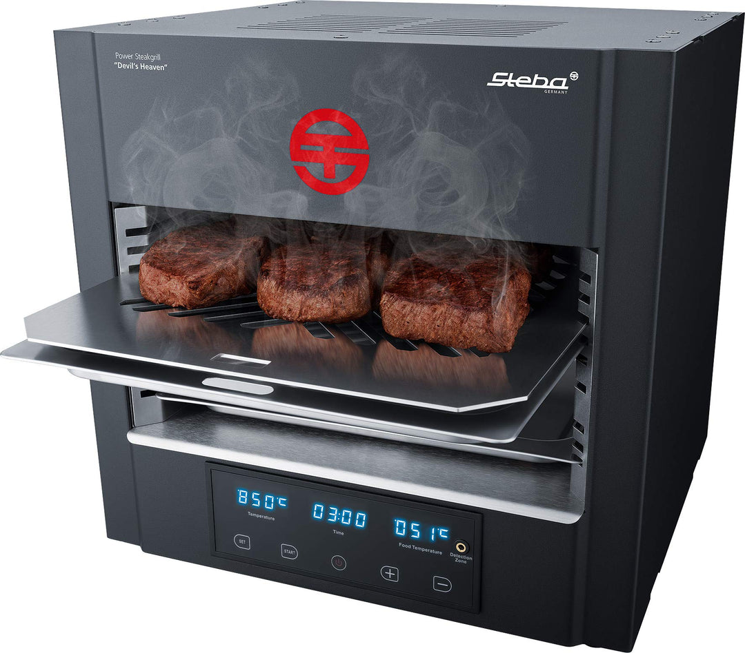 Steba Power ELEKTRO Steakgrill PS E 2600 XL Devil's Heaven | sehr grosser Garraum | stufenlose elekt