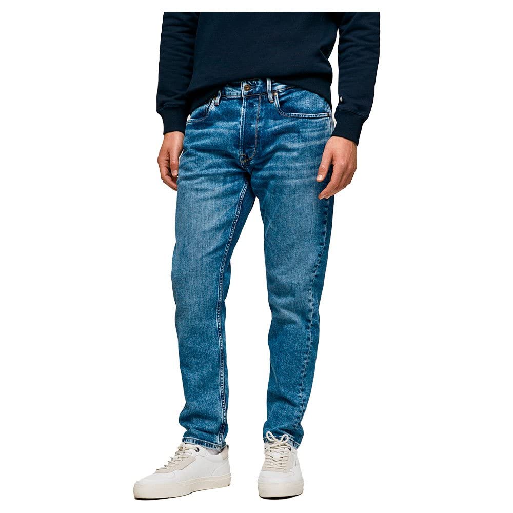 Pepe Jeans Herren Callen Crop Jeans 29W / 32L Blue (Denim-vr4), 29W / 32L Blue (Denim-vr4)