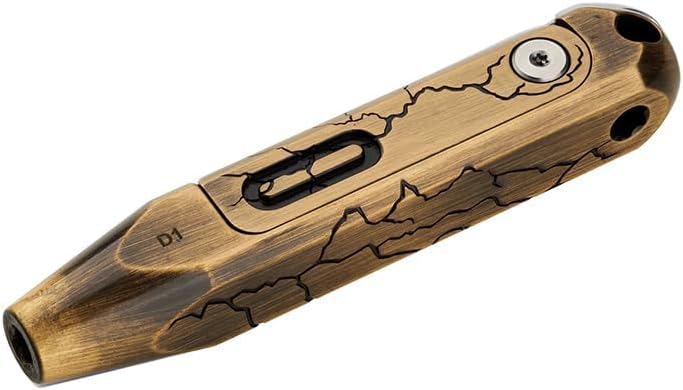 OKNIFE Otacle D1 Mini Cracked Brass 8-in-1 Magnetisch Schraubendreher Set | Magnetischer Profi Schra