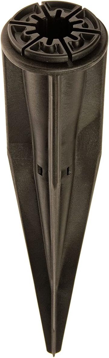 HaGa® Bodeneinschlaghülse für Kunststoff-Pfähle - 50 Stück PET Bodenhülse aus recyceltem PET - Einsc