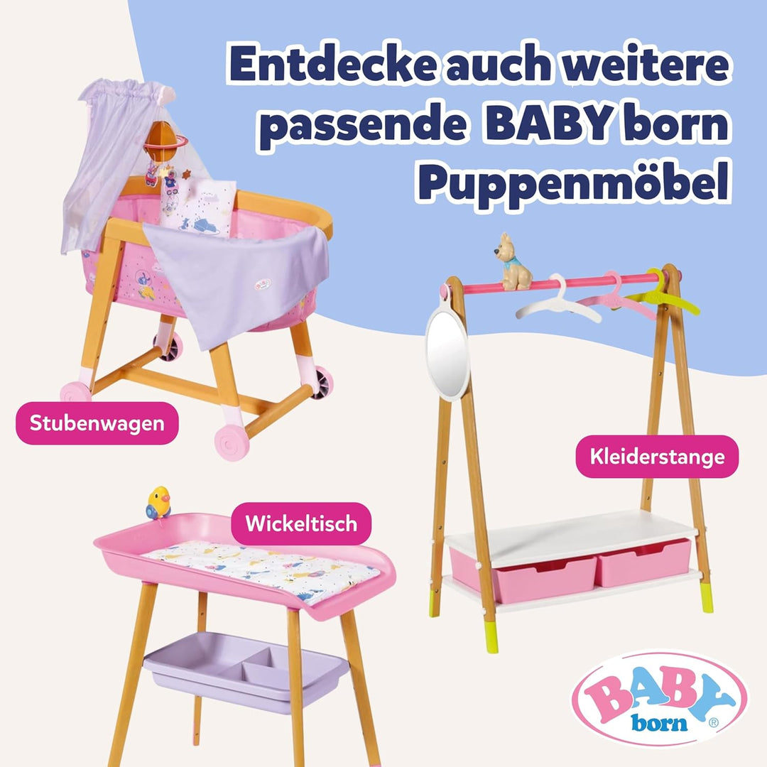 BABY born Baby Nest für 36 cm und 43 cm Puppen, 835821 Zapf Creation, Rosa