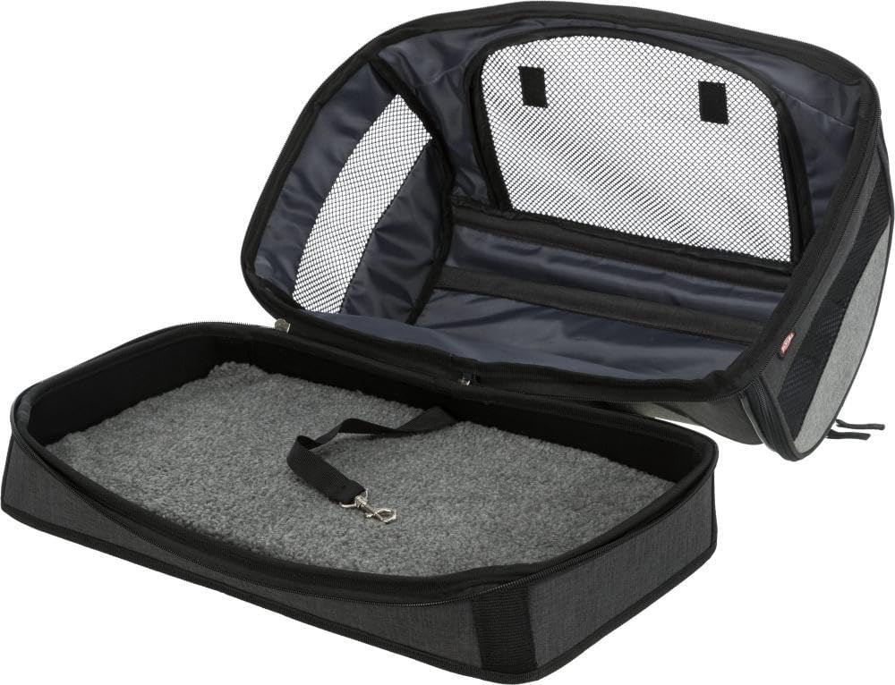 Trixie 28940 Tasche Holly, 30 × 30 × 50 cm, schwarz/grau 50 x 30 x 30 cm, L 50 x B 30 x H 30 cm