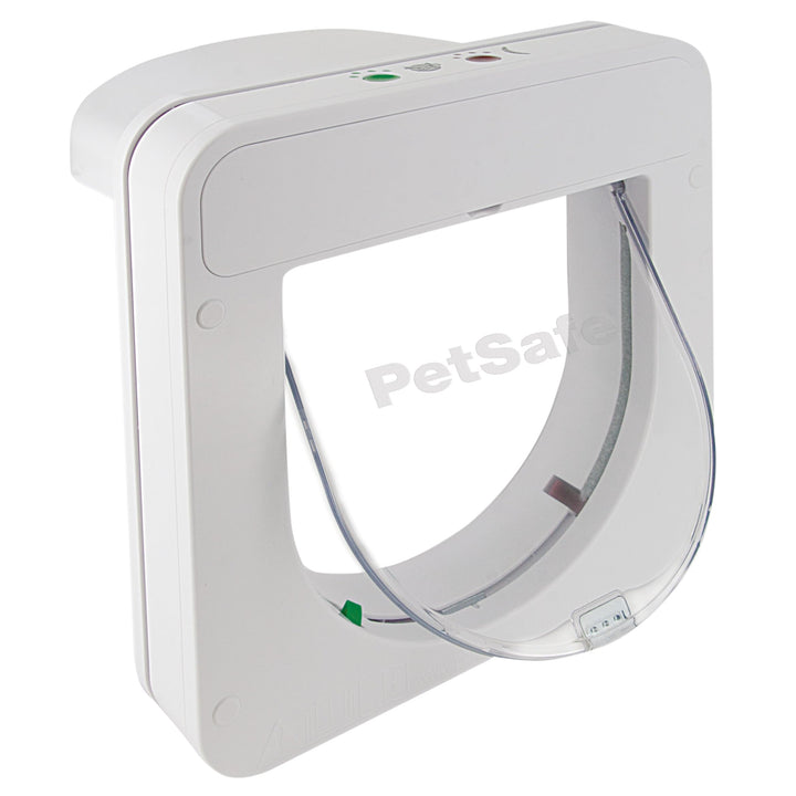 PetSafe Petporte smart flap Mikrochip Katzenklappe, Automatischer Zugang mit Chip-Erkennung, Für Kat