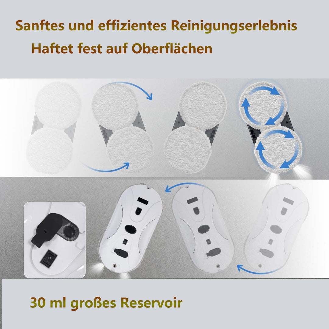 Fensterputzroboter Automatischer Fensterreinigungsroboter Fensterroboter Mit Wasserstrahl, Fensterre